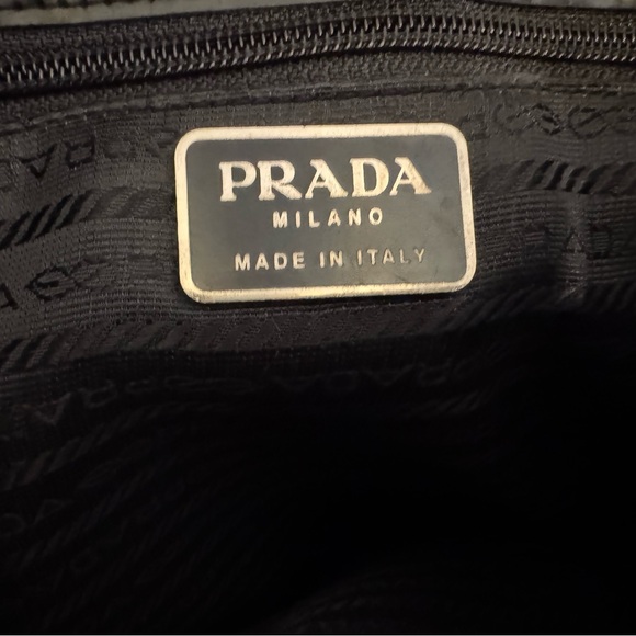 Prada Black Leather Tote Bag - Picture 7 of 12